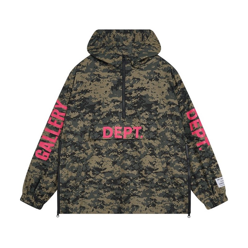 Gallery Dept Camouflage Hooded Jacket